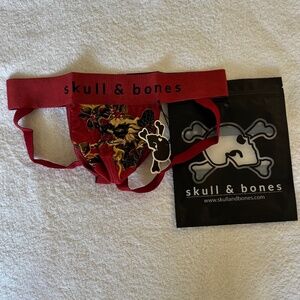 🐉🔥 Skull & Bones Jockstrap Duo (2-Pack) - Year of the Dragon - NWT Small